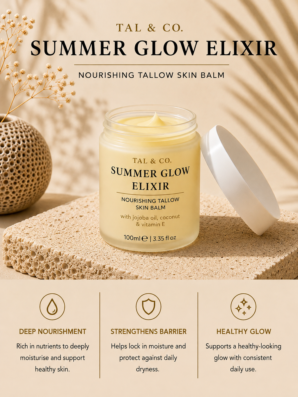Tal & Co Summer Glow Elixir 100ml